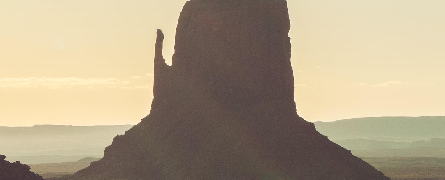 A single Arizona butte